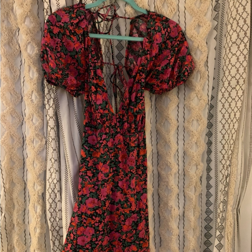 Hello Molly Floral Backless Dress